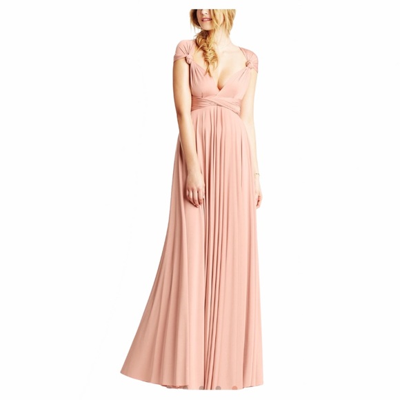 Twobirds Classic Ballgown in Blush - Picture 4 of 14